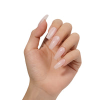 Peach Milk | Gel de base en caoutchouc pailleté