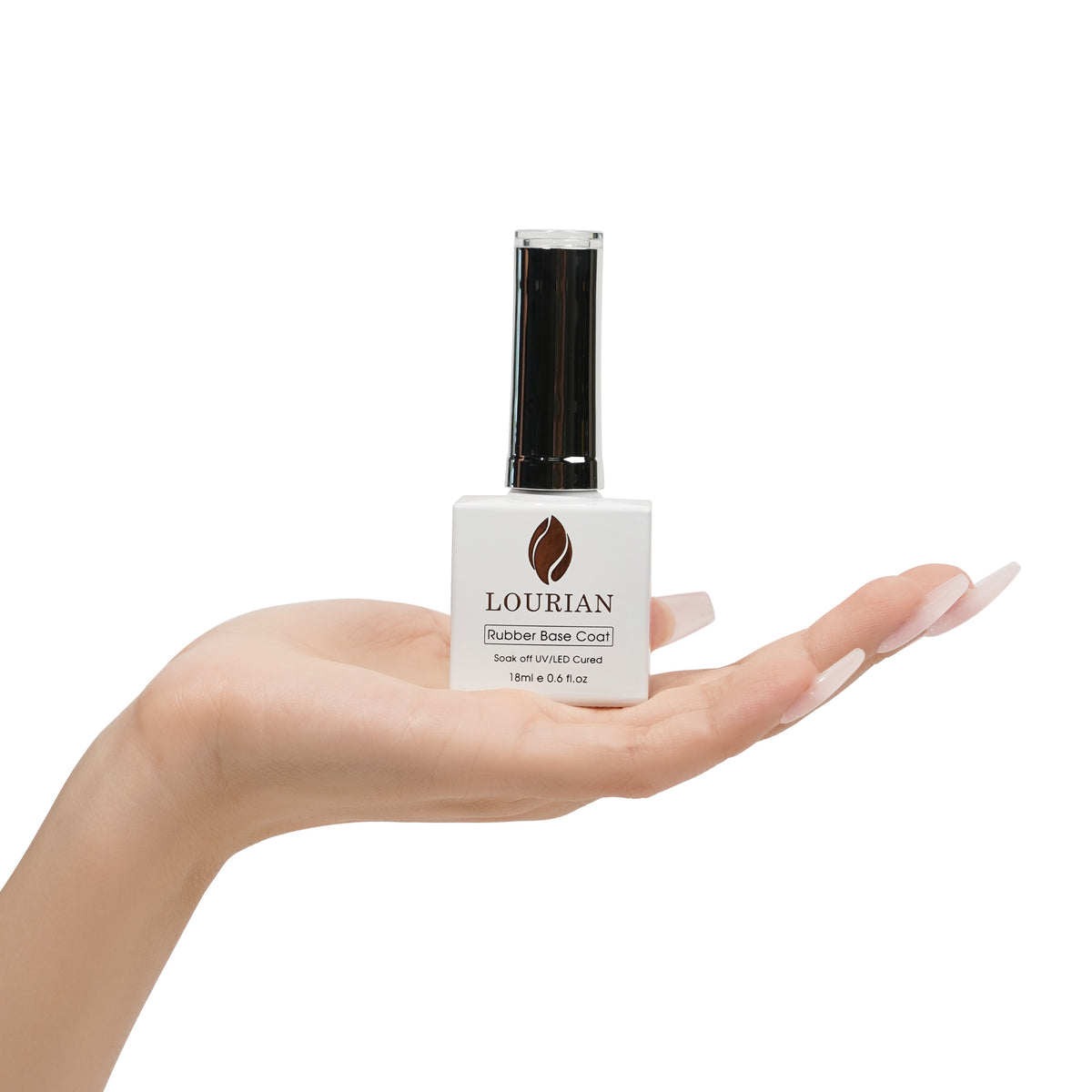 Peach Milk | Gel de base en caoutchouc pailleté