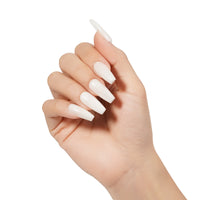 Milky White | Gel de base en caoutchouc française