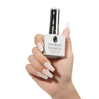 Moonveil Whisper | Gel de base en caoutchouc pailleté