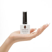 Apricot Glimmer | Gel de base en caoutchouc pailleté