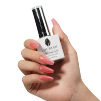 Pink Sorbet | Gel de base en caoutchouc pailleté
