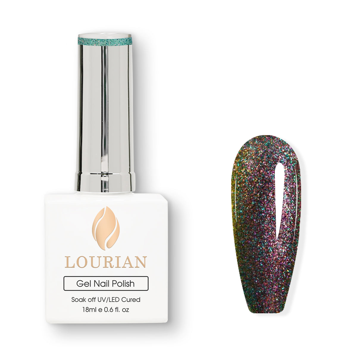 Aqua Dream | Gel de couleur pailleté sirène