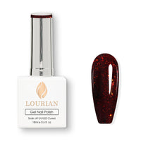 Burgundy Blaze | Gel de couleur pailleté rouge