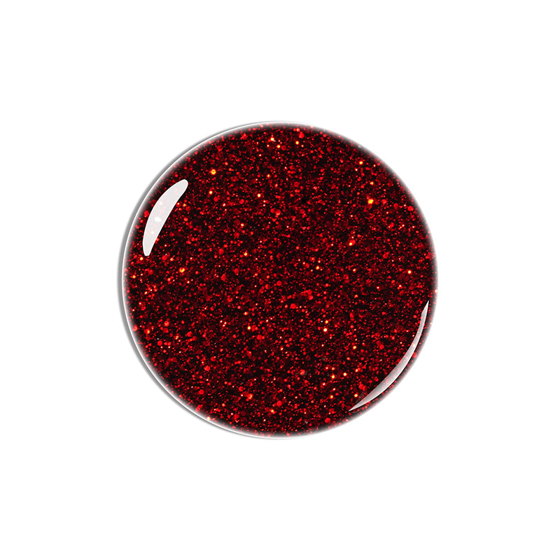 Burgundy Blaze | Gel de couleur pailleté rouge