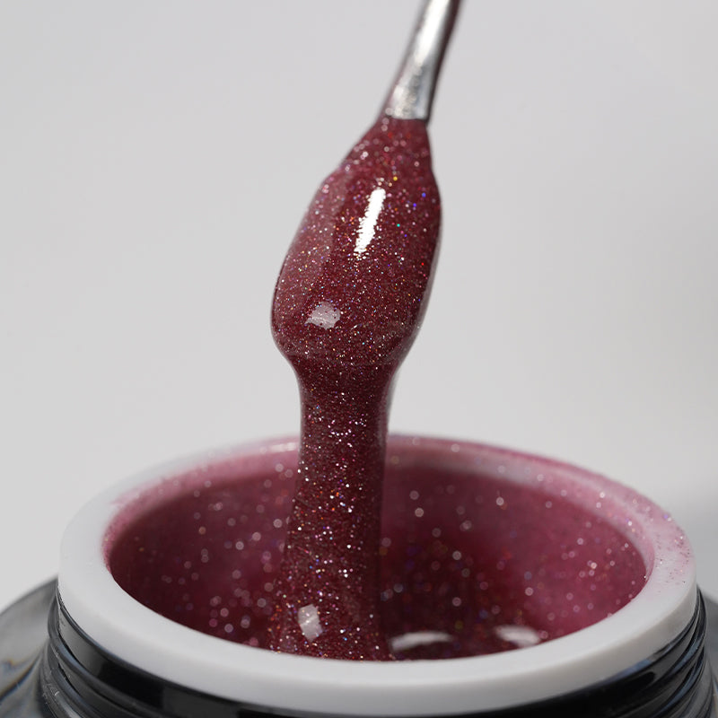 Candy Pink | Gel de construction Éclat scintillant