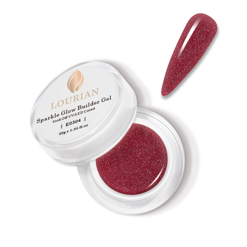 Candy Pink | Gel de construction Éclat scintillant