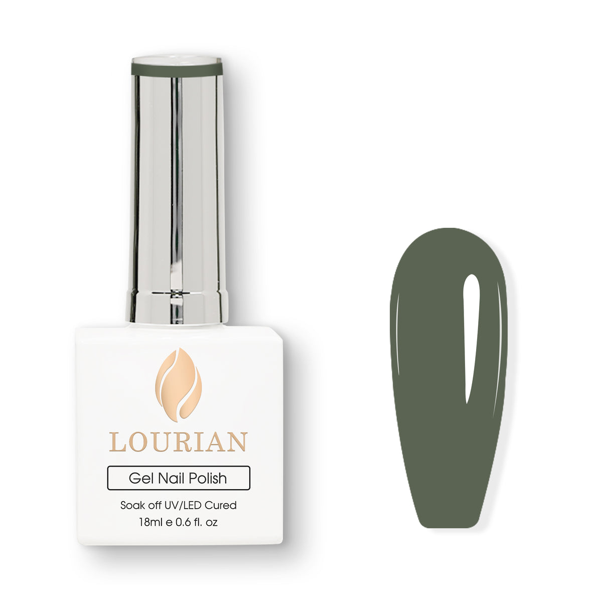 Concrete Moss | Gel de couleur classique gris