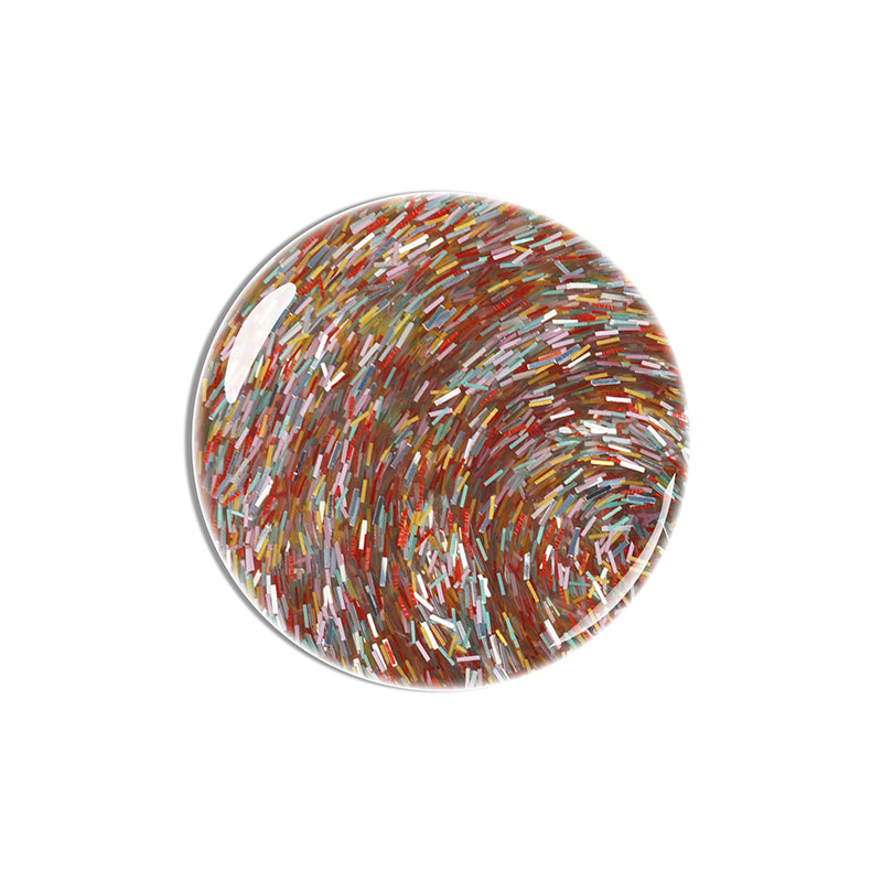 Confetti Night | Gel de top foil gold