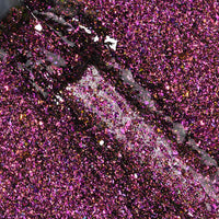 Crimson Galaxy | Gel de couleur pailleté galaxy