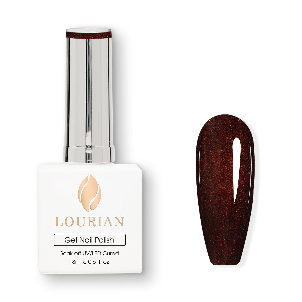 Crimson Glow | Gel de couleur spécial super métallique