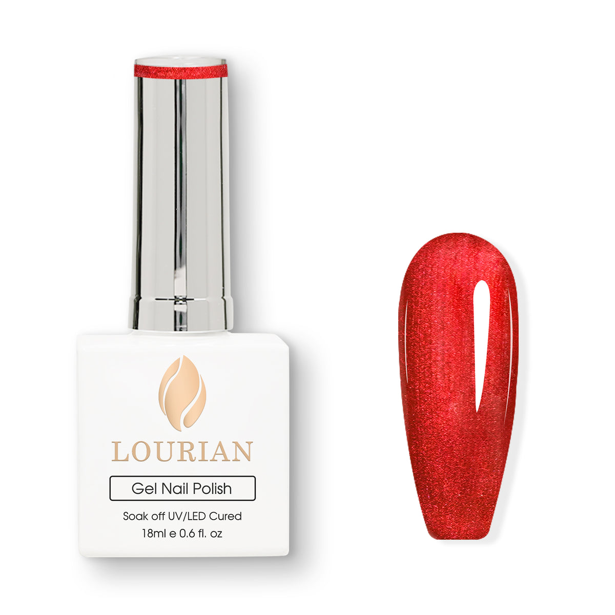 Crimson Red | Gel de couleur spécial Ti-métallique
