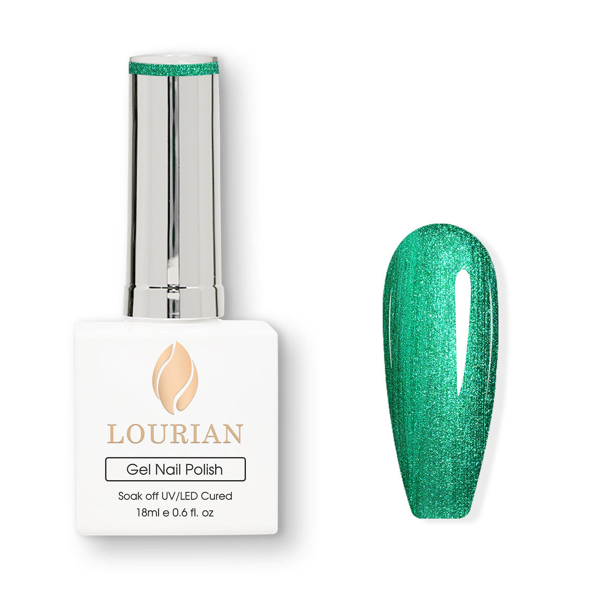 Emerald Shine | Gel de couleur spécial Ti-métallique