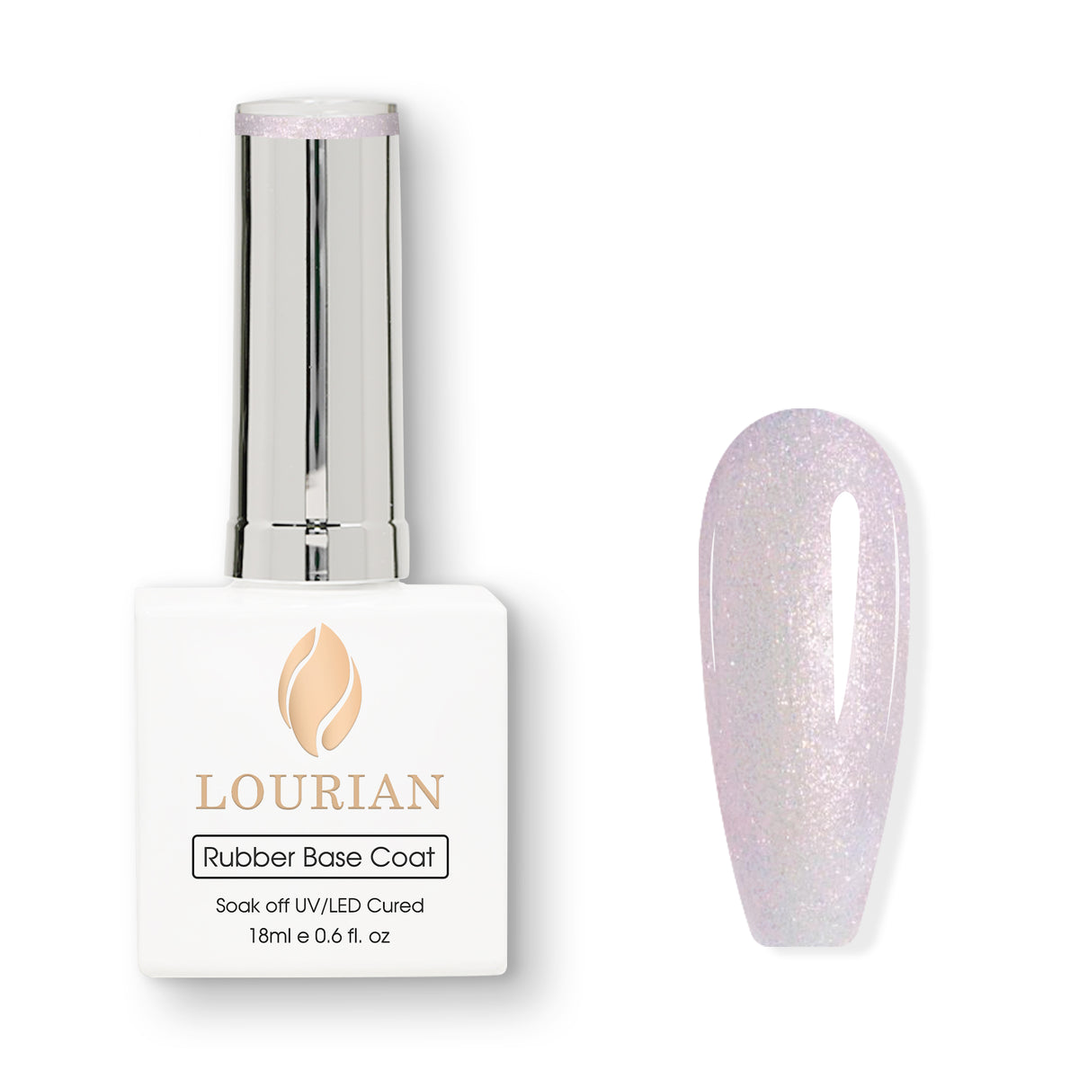 Fairy Dust | Gel de base en caoutchouc pailleté