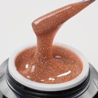 Fuchsia Glow | Gel de construction Éclat scintillant