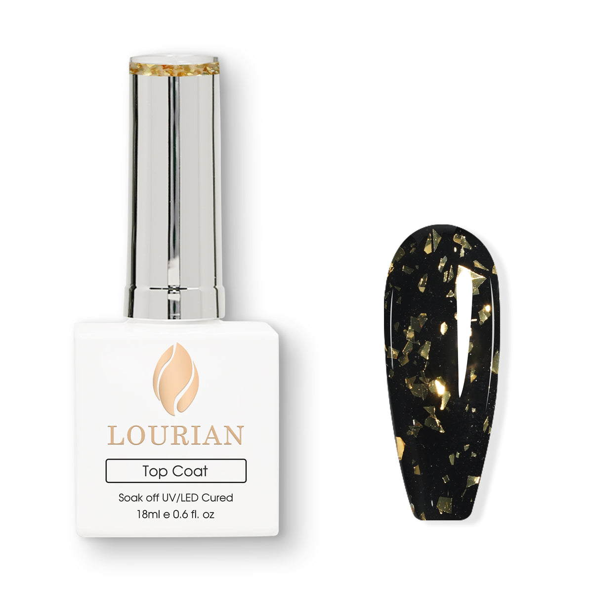 Gilded Touch | Gel de top foil gold