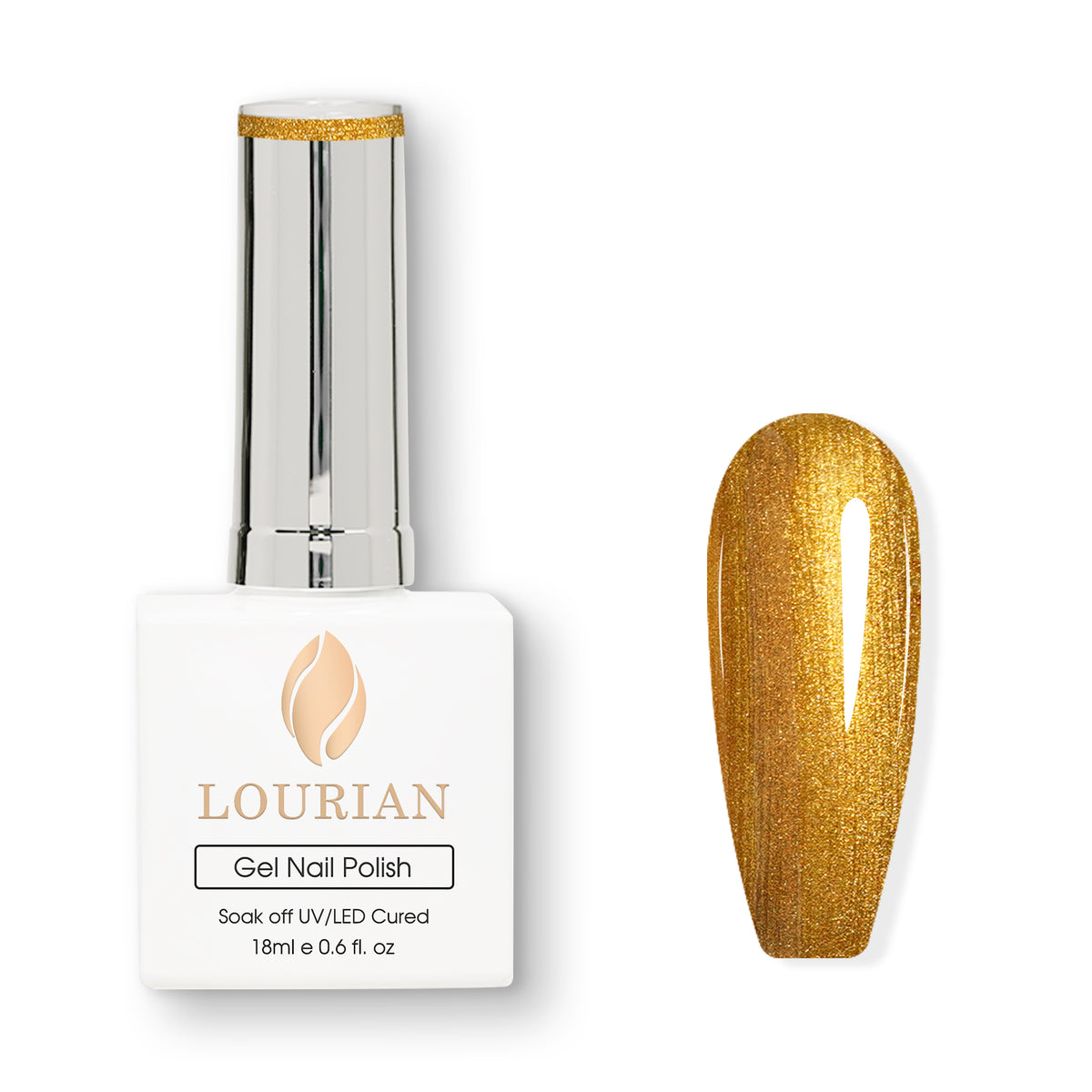 Golden Amber | Gel de couleur spécial super métallique