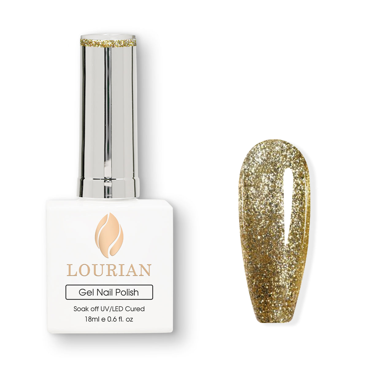 Golden Glow | Gel de couleur pailleté diamant VIP