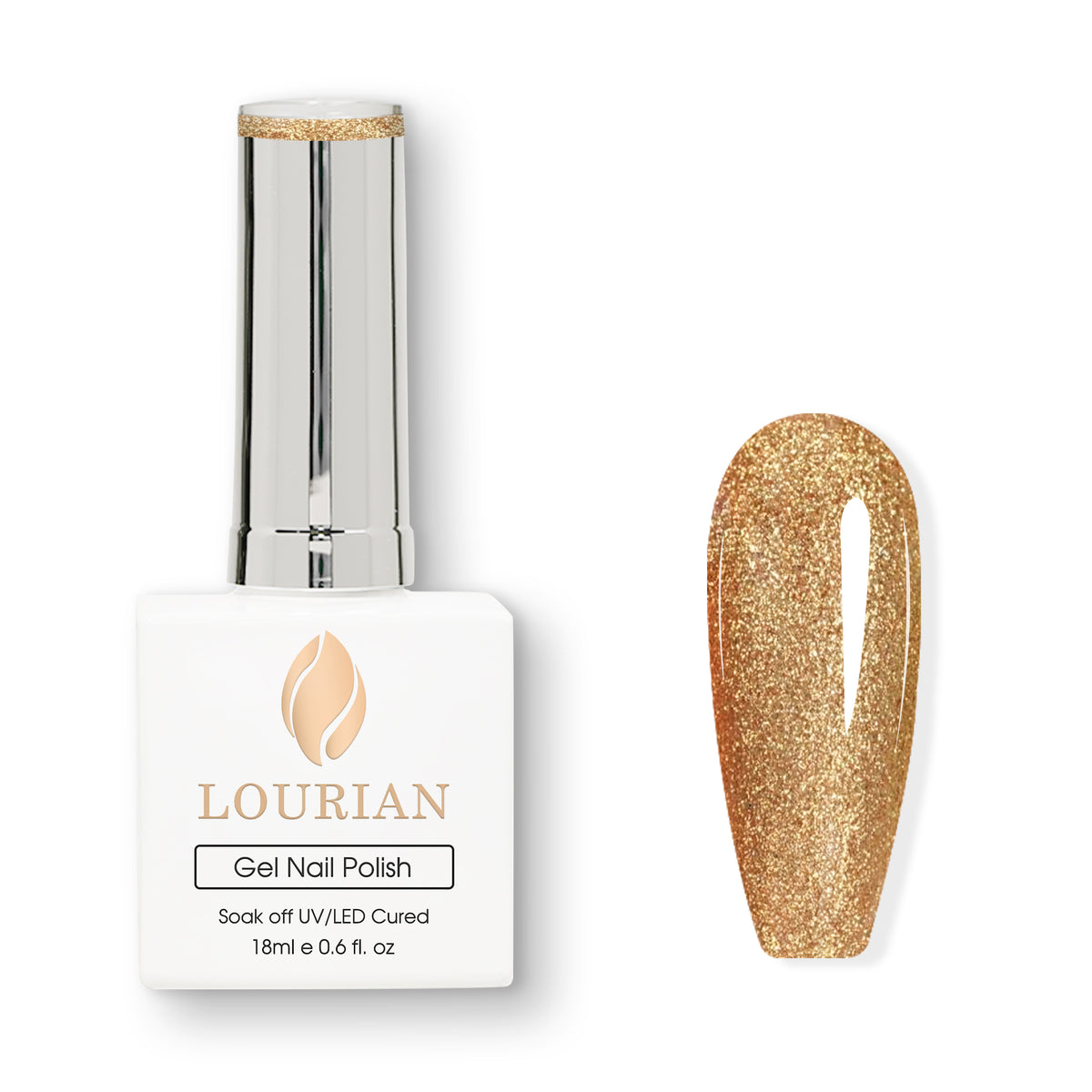 Golden Rose | Gel de couleur pailleté diamant VIP