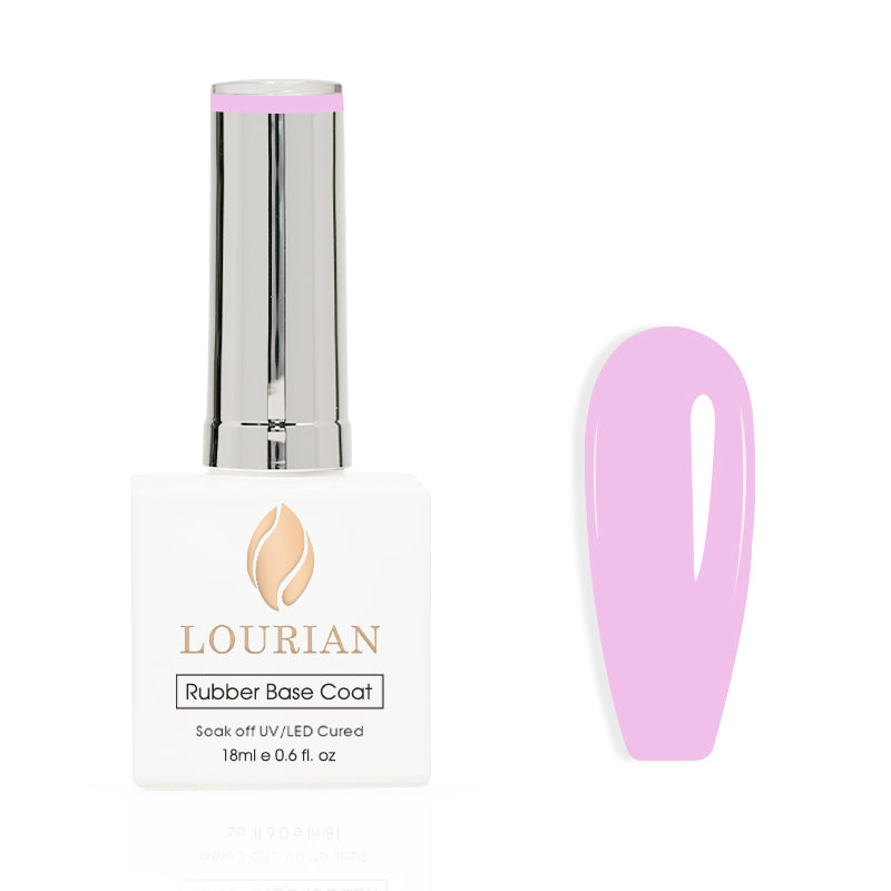Lilac Pink | Gel de base en caoutchouc française