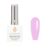 Lilac Pink | Gel de base en caoutchouc française