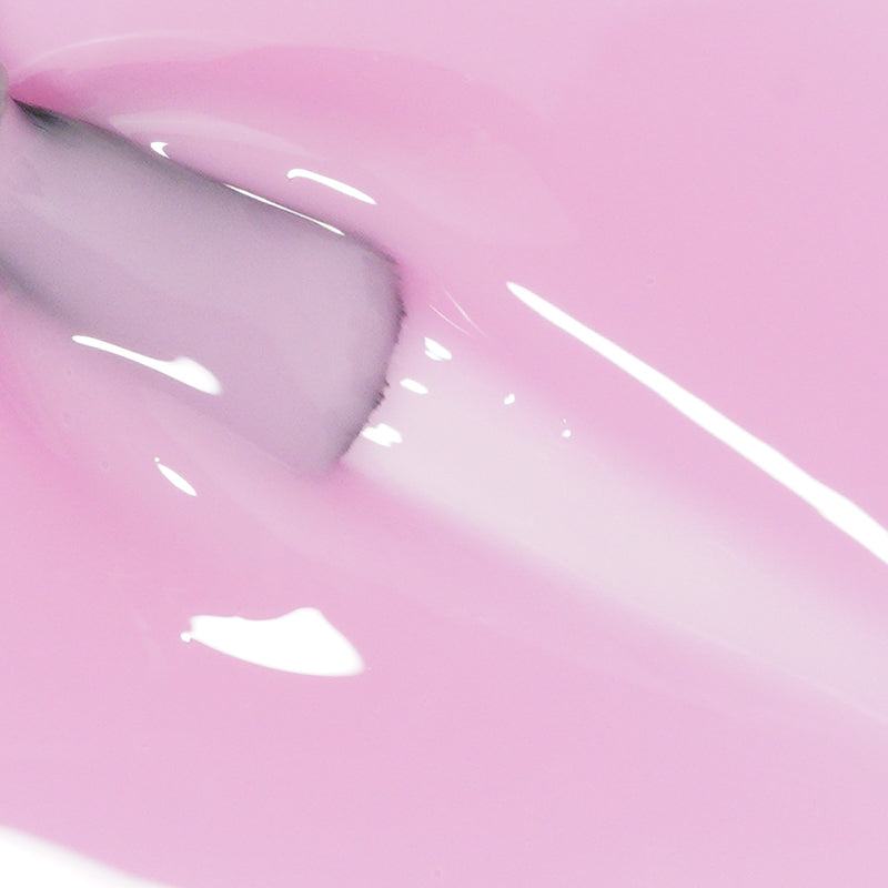 Lilac Pink | Gel de base en caoutchouc française