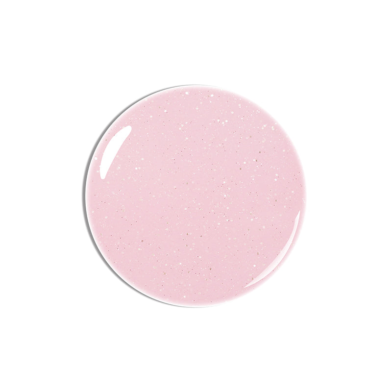 Peach Milk | Gel de base en caoutchouc pailleté