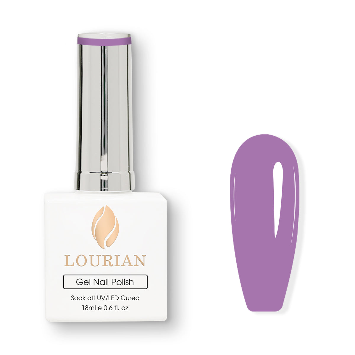 Plum Glow | Gel de couleur classique violet