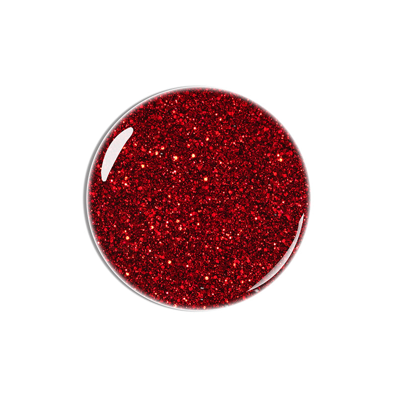 Scarlet Shimmer | Gel de couleur pailleté rouge
