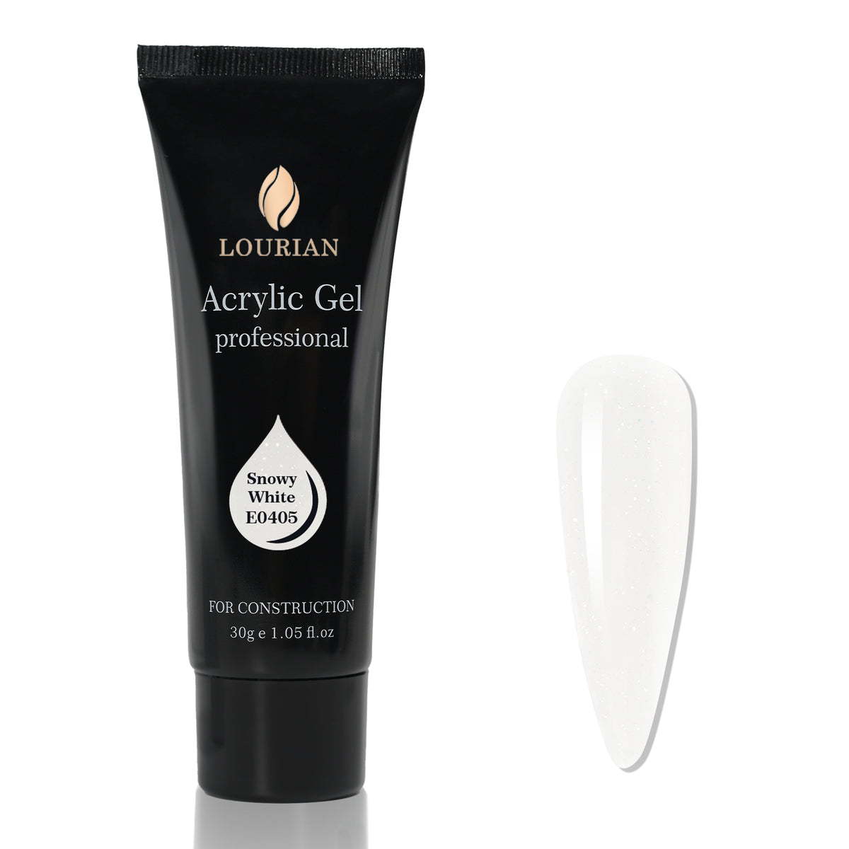 Snowy White | Gel de construction acrylique