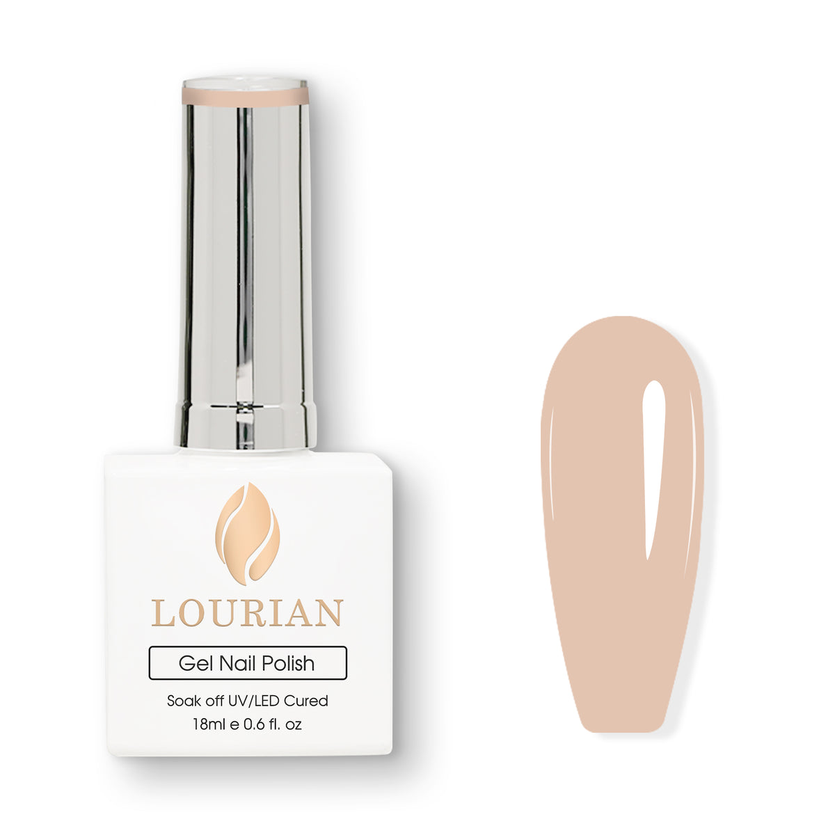 Soft Peach | Gel de couleur classique nude