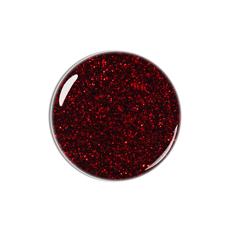 Vampire Red | Gel de couleur pailleté rouge