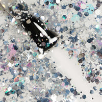 Combo de 6 flacons | 5 Christmas Glitter Gel + Peach Whisper(BASE) 6*18ml JUST！！55€