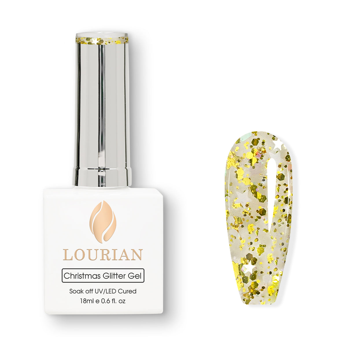 Holiday Glow | Gel pailleté de Noël 18ml I0903