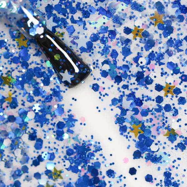 Icy Blue | Gel pailleté de Noël 18ml I0905