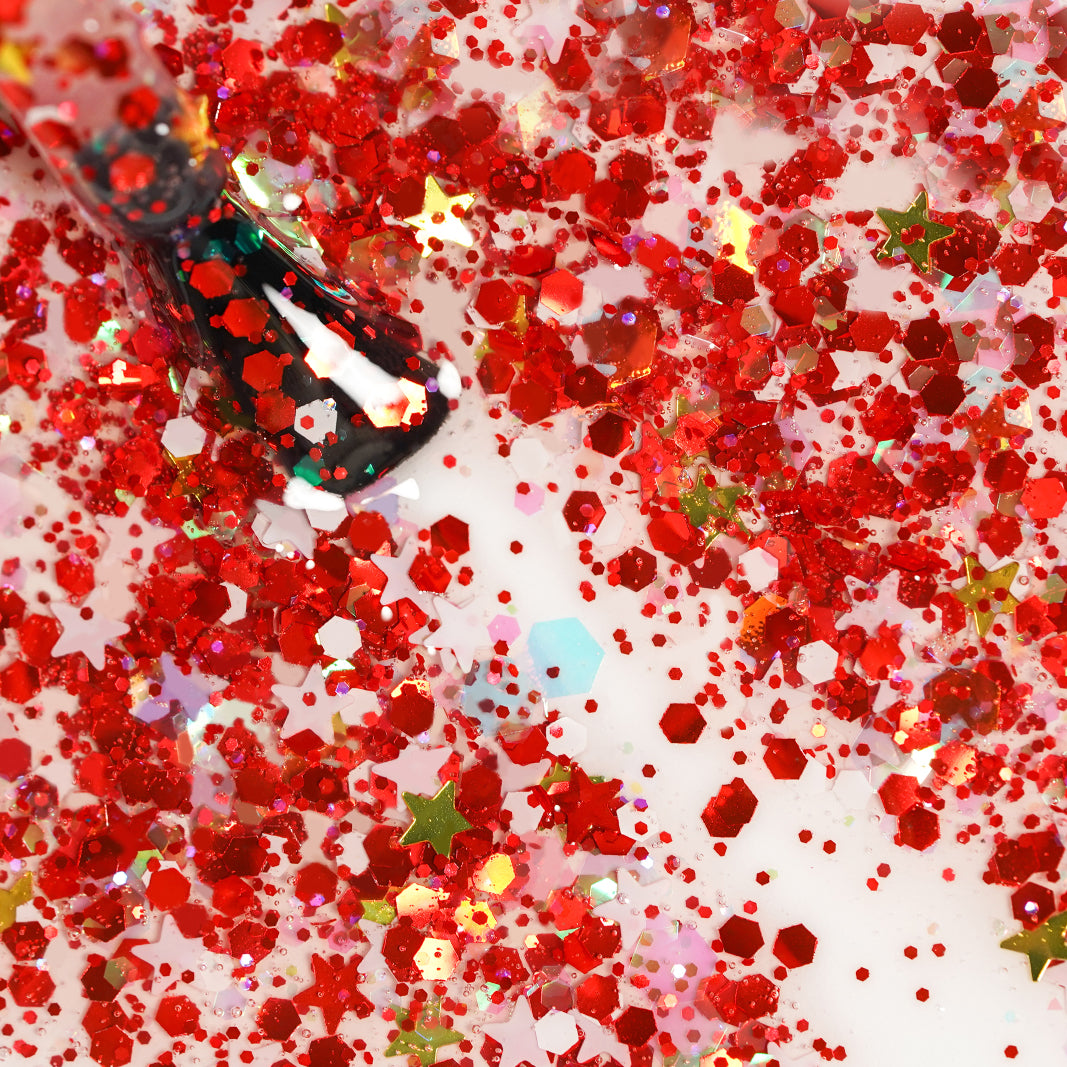 Candy Flame | Gel pailleté de Noël 18ml I0906