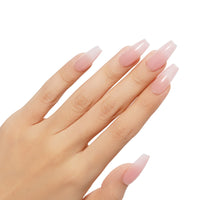 Blush Rose | Gel de base en caoutchouc pailleté