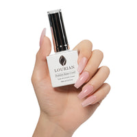 Blush Rose | Gel de base en caoutchouc pailleté