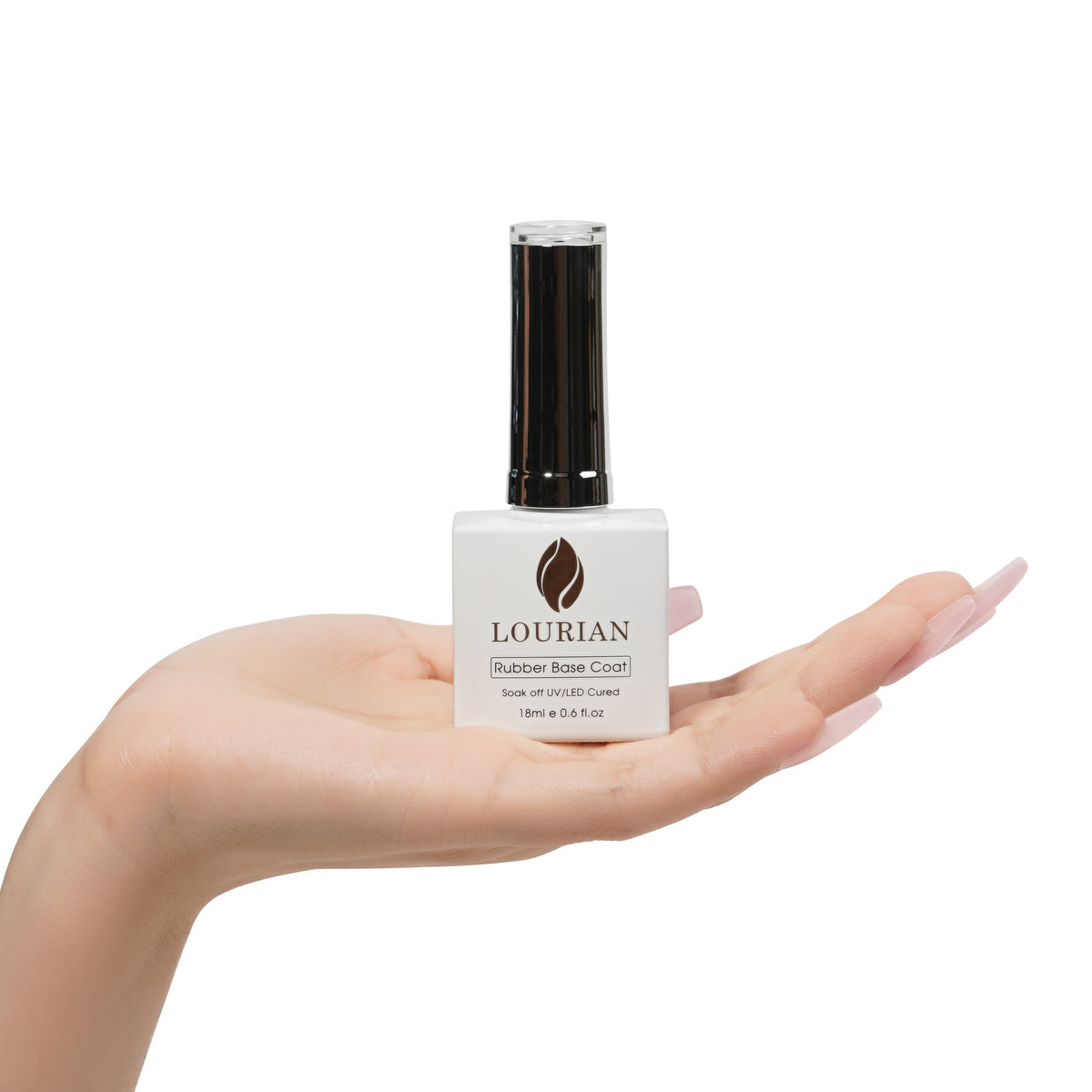 Blush Rose | Gel de base en caoutchouc pailleté