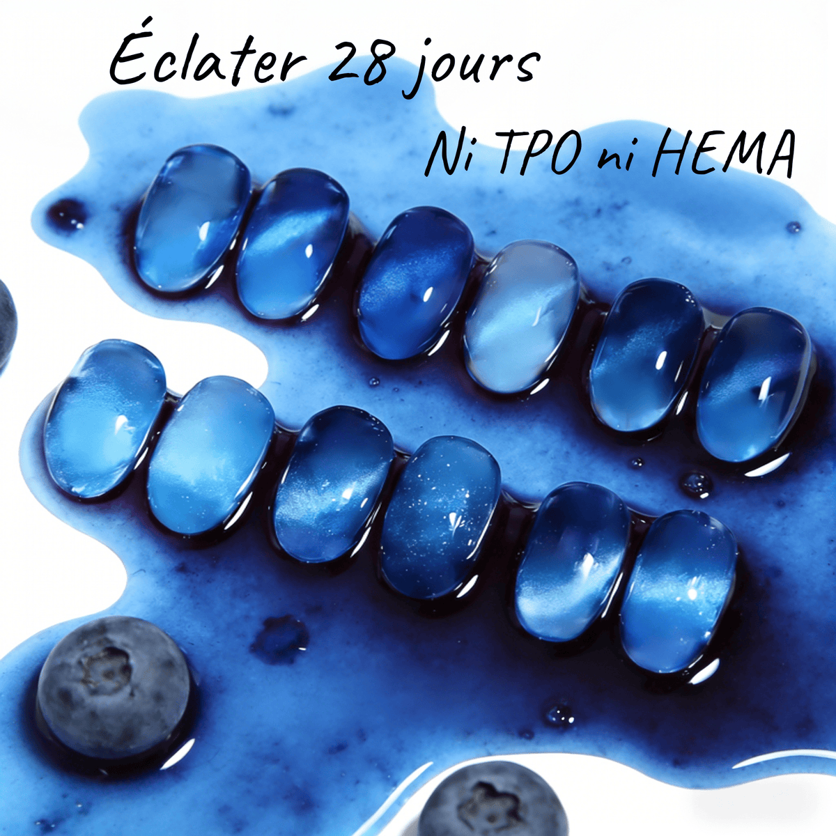 Cat eye Bleu