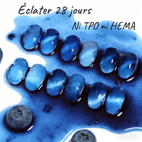 Cat eye Bleu