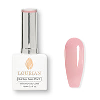 Blush Rose | Gel de base en caoutchouc pailleté