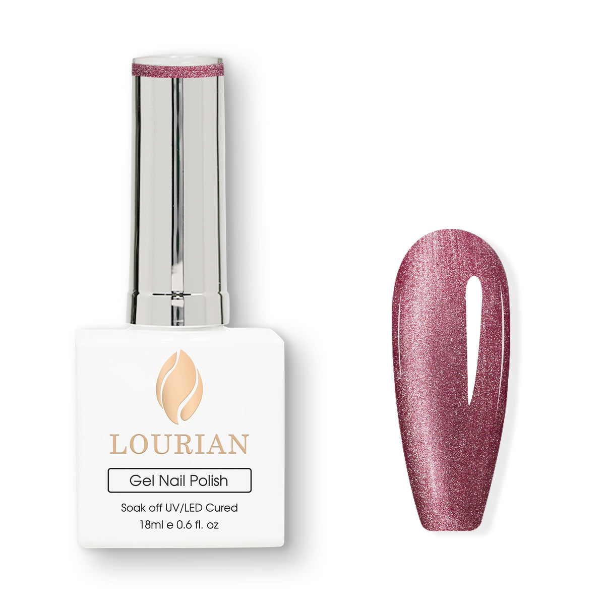Combo de 6 flacons | 5 Mystic Crystal Cat Eye Gel + Ballet Pink(BASE) 6*18ml JUST！！55€