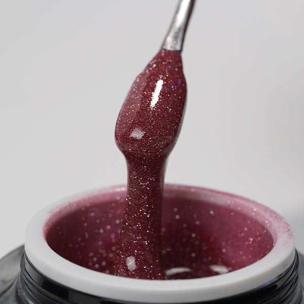 Candy Pink | Gel de construction Éclat scintillant