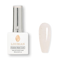 Coral Breeze | Gel de base en caoutchouc pailleté