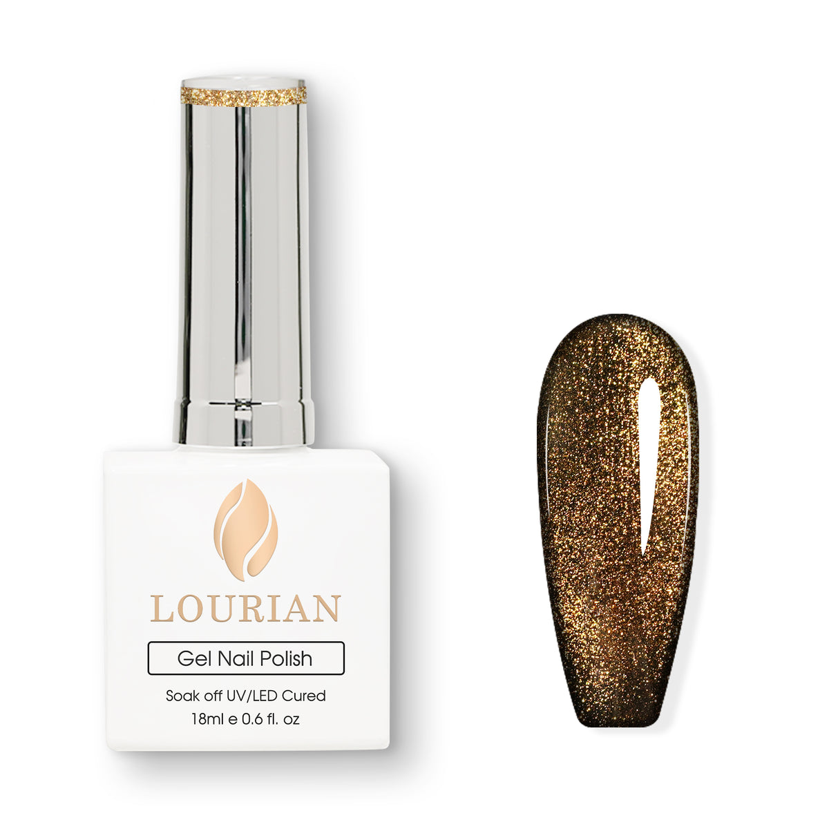 Combo de 6 flacons | 5 Prism Flash Cat Eye Gel + Gilded Touch(TOP) 6*18ml JUST！！55€