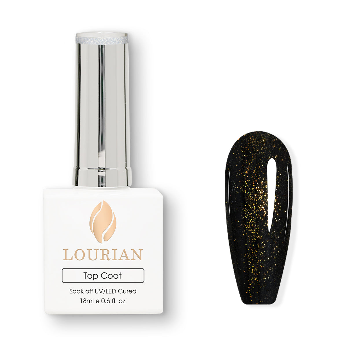 Golden Veil | Gel de top scintillant