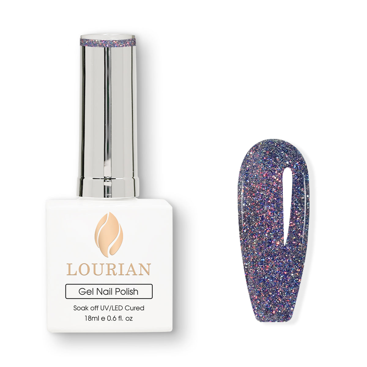 Purple Flash | Gel de couleur pailleté scintillant Disco