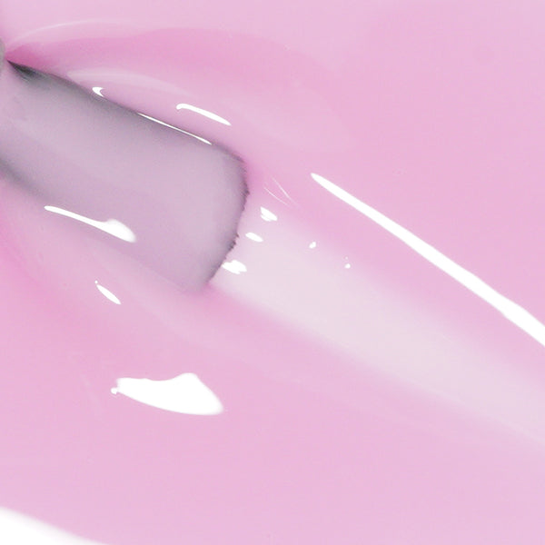 Lilac Pink | Gel de base en caoutchouc française
