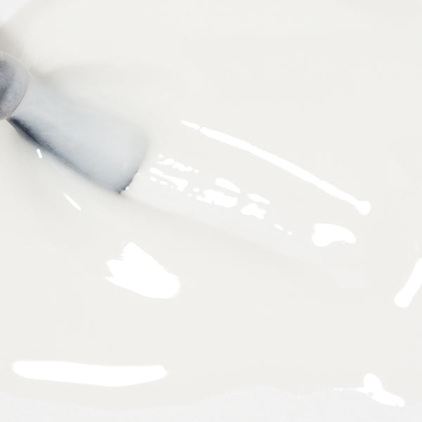Milky White | Gel de base en caoutchouc française